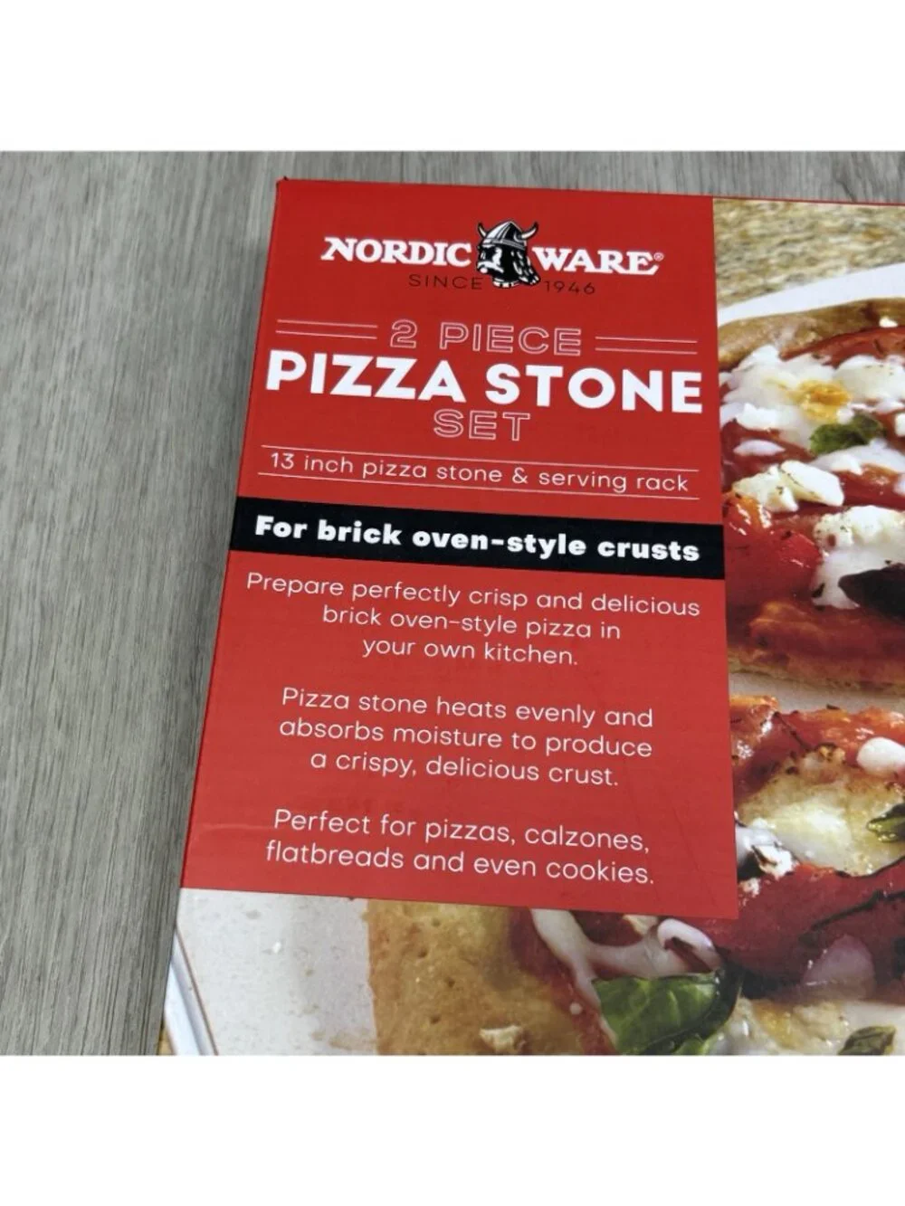 Nordic Ware 2-Piece Pizza Bakeware Set with 13